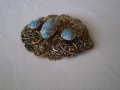 Антикварна дамска  брошка , снимка 9