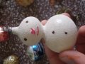 Уникални ретро СТЪКЛЕНИ коледни играчки за елха., снимка 12