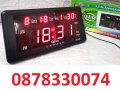Голям Настолен Електронен Часовник с Термометър и Календар CX-2158, снимка 1 - Други - 43282286