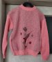 продавам дамски пуловер розов, снимка 1 - Блузи с дълъг ръкав и пуловери - 43891924