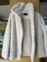 Топло пухкаво палто в екрю, снимка 5