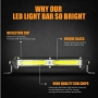 ДИОДЕН ЛЕД БАР / LED BAR Slim - 19см, снимка 2