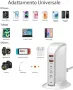 зарядно за мобилен телефон WUKUR 5-портово USB C зарядно устройство, 55W, снимка 4