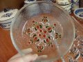 великолепен  немски сет ръчно изработен от стъкло , снимка 3