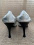 Уникални скъпи сребристи обувки CAFENOIR Италия, снимка 10
