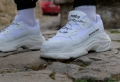 Balenciaga TripleS бели дамски маратонки , снимка 2