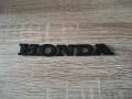 черен метален надпис Honda, снимка 1