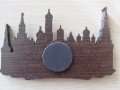 Автентичен дървен 3D магнит от Москва, Русия-серия-, снимка 5