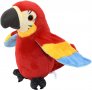 ✨Плюшена играчка говорещ папагал - 2 цвята /син, зелен, червен/, снимка 11
