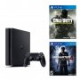 Конзола Sony Playstation 4 Slim 500 GB Реновирани + 2 Игри, снимка 6