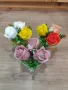Пластични сапунени рози , снимка 2