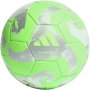 Футболна топка ADIDAS tiro league, Зелен-сребрист, Размер 5, снимка 1 - Футбол - 43883512