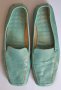 Aero Soles дамски обувки синьо-зелени естествена кожа, снимка 3