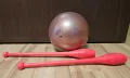 бухалки и топка за художествена гимнастика, снимка 1