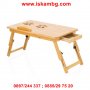 Бамбукова маса за лаптоп с охладител Bamboo Table, снимка 16