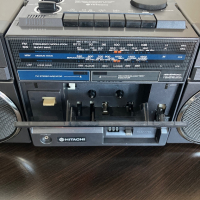 HITACHI TRK-930E  VINTAGE RETRO CD BOOMBOX Ghetto Blaster радио касетофон, снимка 4 - Радиокасетофони, транзистори - 44911660