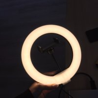 LED Ринг Лампа със статив, снимка 2 - Селфи стикове, аксесоари - 44084058
