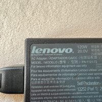 120W ОРИГИНАЛНО зарядно за лаптоп Lenovo - 20V 6A , Правоъгълна букса! зарядно lenovo, снимка 3 - Кабели и адаптери - 43833224