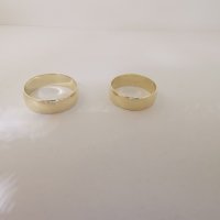 Златни брачни халки класически , снимка 6 - Пръстени - 43682876