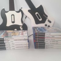 Китара китари + 12 игри Playstation 2 Плейстейшън 2 PS2, снимка 5 - Аксесоари - 43213305