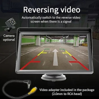 Стерео уредба за кола, 7-инчов MP5 плейър за кола със сензорен екран, Bluetooth 5.1, снимка 4 - Аудиосистеми - 44883243