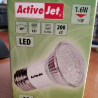 Крушка LED ActiveJet AJE-3027W ECO, E27, 1.6W, топло бяла, снимка 1 - Крушки - 27800038