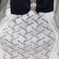 ДАМСКА  Бяла БЛУЗА - Размер М , снимка 3 - Блузи с дълъг ръкав и пуловери - 38275224