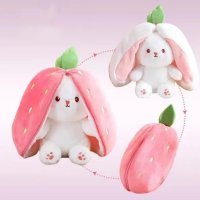 Плюшена играчка Strawberry Bunny 25 см , снимка 1 - Плюшени играчки - 43985549