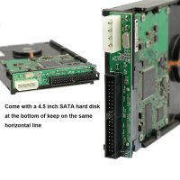 Адаптер за SATA 3.5"/ 2.5" твърд диск към PATA / IDE кабел, снимка 4 - Кабели и адаптери - 39310753