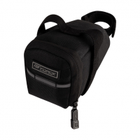 Чанта за велосипед ECO 0.8l, монтаж под седло, черна, снимка 1 - Аксесоари за велосипеди - 36412636