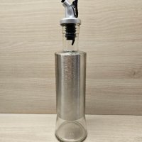 Стъклена бутилка с дозатор за зехтин , олио или оцет, снимка 8 - Аксесоари за кухня - 43348019