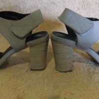 Продавам летни кожени дамски обувки, снимка 1 - Дамски обувки на ток - 32895661