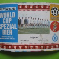 Снимка върху бира на отбора на Световното първенство по футбол в Мексико 1970, снимка 2 - Фен артикули - 33148851