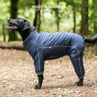 HUGO & HUDSON зимно яке за кучета, синьо, M45, снимка 2 - За кучета - 44117152