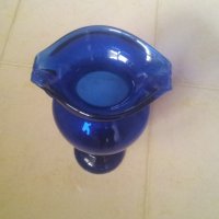 Синя ваза, снимка 3 - Вази - 27294194
