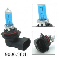 Крушки Халогенни 2бр. HNG НВ4/9006 55W 12V с ксенонов ефект 5500K, снимка 3 - Аксесоари и консумативи - 33221674