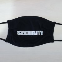 Маска за многократна употреба SECURITY , трипластова, снимка 2 - Други - 28858837