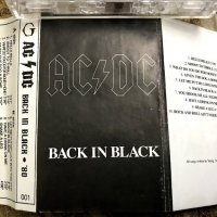 Рядка касетка - AC/DC - Back in Black - G Records, снимка 1 - Аудио касети - 35583170