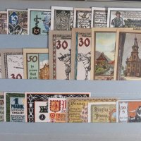 Банкноти Германия 1915 - 1921г (German emergency banknotes), снимка 12 - Нумизматика и бонистика - 26534409