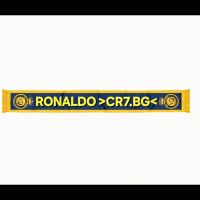 Шал Роналдо Ronaldo Ал насър Кристиано Роналдо фенски шал Жълт 19.99лв, снимка 4 - Футбол - 44879725