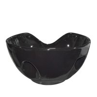 Дълбока кръгла керамика за фризьорска измивна колона DM7, черна, снимка 3 - Друго оборудване - 43937344
