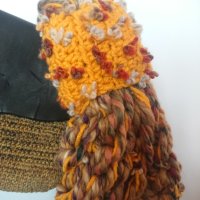 Дизайнерски чанта / шал ръчна изработка на Баба Мравка, подарък за жена, снимка 2 - Чанти - 43477025