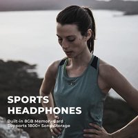 Нови безжични леки Слушалки за тренировка бягане шофиране Стерео звук, снимка 6 - Bluetooth слушалки - 40504554