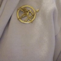 🏹 🕊️ The Hunger Games Брошка - лого на игрите на глада - сойка присмехулка, снимка 10 - Други - 43941893