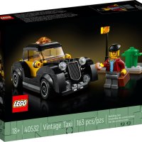 Lego Vintage Taxi 40532 + 30503 Exclusive Building Set Винтидж такси Лего, снимка 1 - Колекции - 43854451
