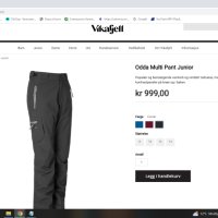 Vikafjell Odda Multi Pant Junior размер 14 години детски еластичен водонепромукаем панталон - 304, снимка 2 - Детски панталони и дънки - 40504344