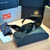 Дамски слънчеви очила PRADA PR 17W 1AB5S0 - BLACK, снимка 2 - Слънчеви и диоптрични очила - 43661863