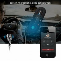 Блутут хендсфрий Bluetooth 4.1 комплект за свободни ръце Handsfree за кола с щипка Аудио адаптер Без, снимка 8 - Аксесоари и консумативи - 38280887