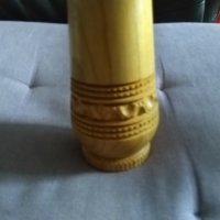 Дървена вазичка за поставяне на химикалки-моливи-дърворезбована, снимка 4 - Декорация за дома - 44051331