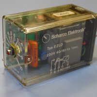 реле време Scharco Elektronik EZLO time relay 1s, снимка 2 - Резервни части за машини - 39383216